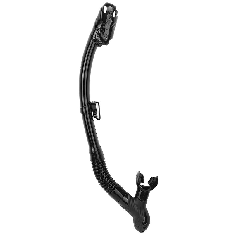 Whale Diving Breathing Tube Hose Professional Dry Underwater Snorkeling EquipmentBlack