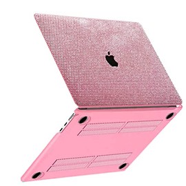 Teazgopx Bling Rhinestone Case for MacBook Pro 16 inch 2024 2023 2022 2021 Release (M4 A3403 A3186 & M3 A2991 & M2 A2780 & M1 A2485) Pro/Max,Sparkle Diamond Fashion Luxury Shiny Crystal Hard Shell