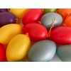 khevga Decorative Easter XL Easter Eggs 8 cm Large Multicoloured