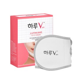Haru V [Haru V] Lifting Band (+Free Pouch) / V-Line Double Chin Contouring Band Face Lifting / [하루V브이] 리프팅 밴드 (+파우치 증정) /브이라인 이중턱 윤곽밴드 얼굴리프팅