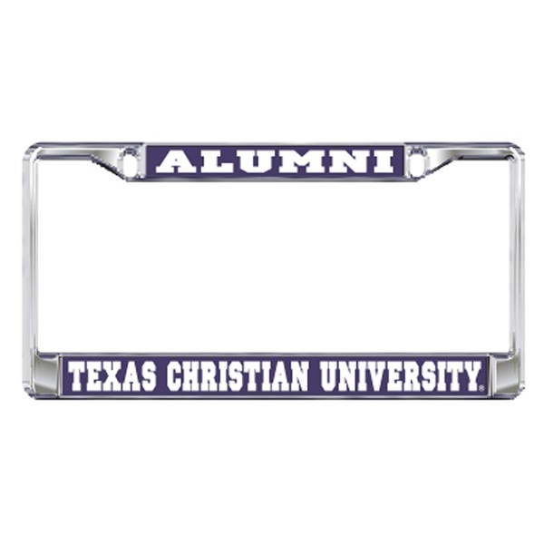 Texas Christian (TCU) Plate_Frame (Domed TCU Alumni Plate Frame (22855))