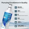 IcePure RWF0500A Refrigerator Water Filter Replacement for WFL400, LC400V, 4392857,3PACK