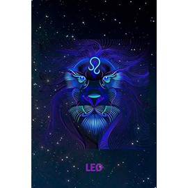 Leo: Zodiac Star Sign Blank Dot Grid Notebook / Journal Gift (120 blank pages - 6 x 9)