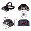 Maíz Linterna Led Minero Tactica Cabeza Recargable Usb Lampara