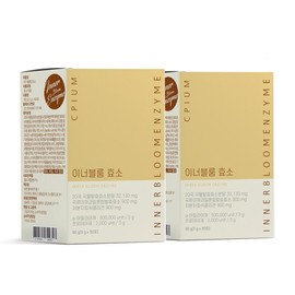 Seabium Inner Bloom 4th Generation Digestive 3G x 30 Poes 1+1 Natural fermented lactic acid bacteria 20 grains / 씨피움 이너블룸 4세대 소화효소 3g x 30포 1+1 자연발효 유산균 20곡물