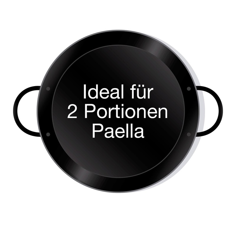 Paella World Paella Pan Enamelled Steel 26 cm Diameter Original