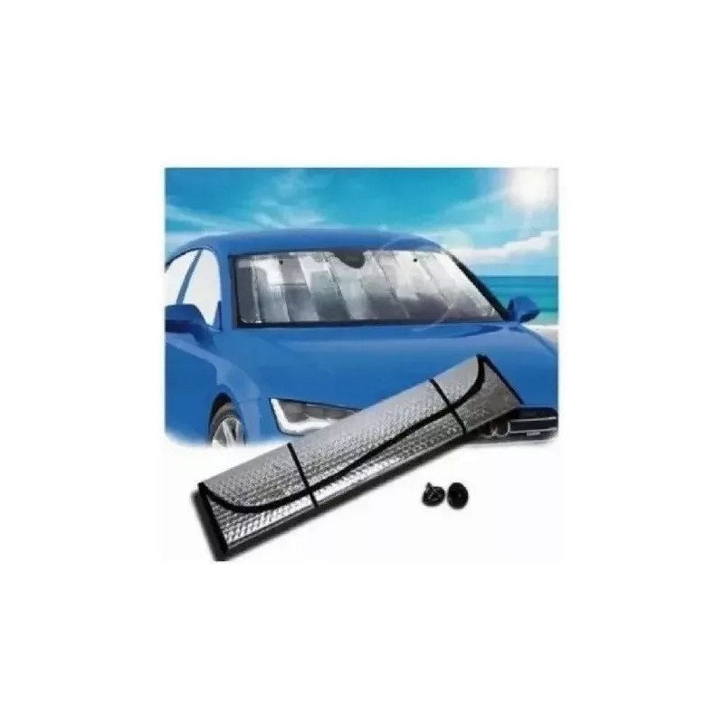 CB 2 Parasol Cubre Parabrisas Sol Tamaño 140x70 Uv Automóvil