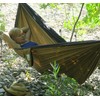 Vivere PAR22 Nylon Double Parachute Hammock - Black/Sand