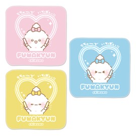Chimumu Mini Handkerchief Towel, Fuwakyun, Set of 3