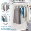 Violet Linen Clear Organization Vinyl Storage, 100% Vinyl, Heavy Duty,