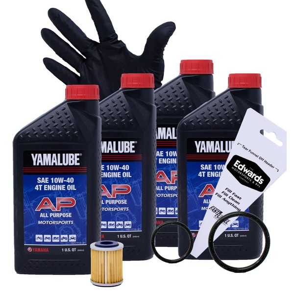 Edwards Oil Change Kit fits 1995-2005 Yamaha Wolverine 350