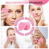 Pack of 50 Compressed Face Sponges for Cleansing and Exfoliating
