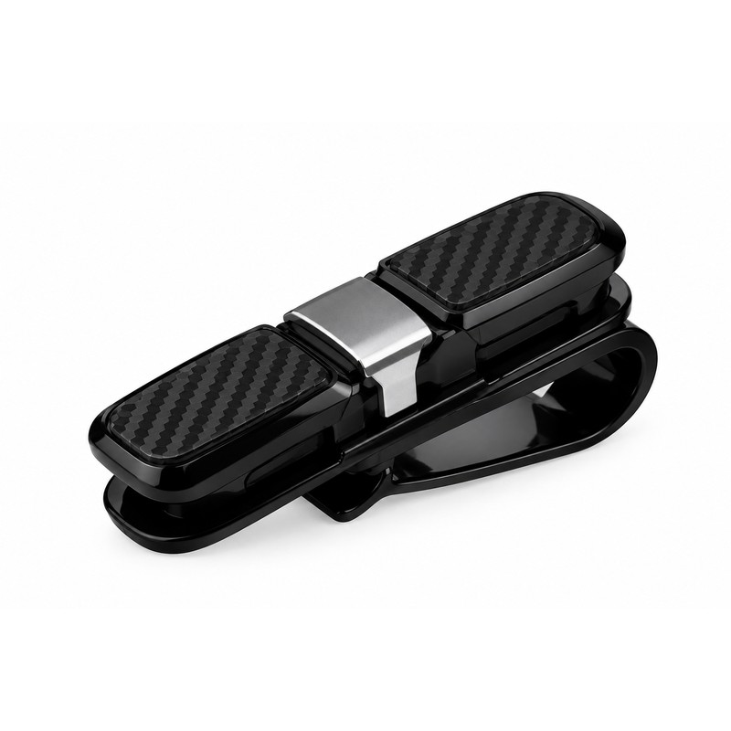 Car Eyeglass Holder for Driving – 80° Rotating Multifunctional Clip