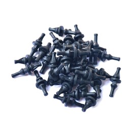 KOTVTM PC Case Fans Rubber Anti Vibration Flexible Mount Screw Pin Rivet CPU Fan Mounting Screws Pin Rivets, 36pcs