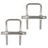 M8 x 55 x 100mm 304 Stainless Steel Square U