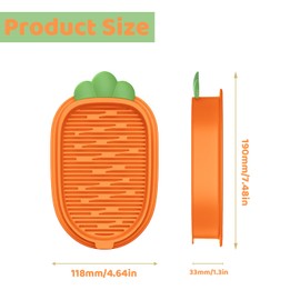 Plant Germination Trays, Home Tray Planter Germination Grower Planting ， Soilless Cat Grass Sprouting Tray in Carrot Style dadop