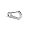 TISUR Carabiner Small Titanium Key Chain Men's Lightweight Silver/S (Key