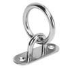 2pcs Stainless Steel Pad Eye Plate High Strength Highly Polished