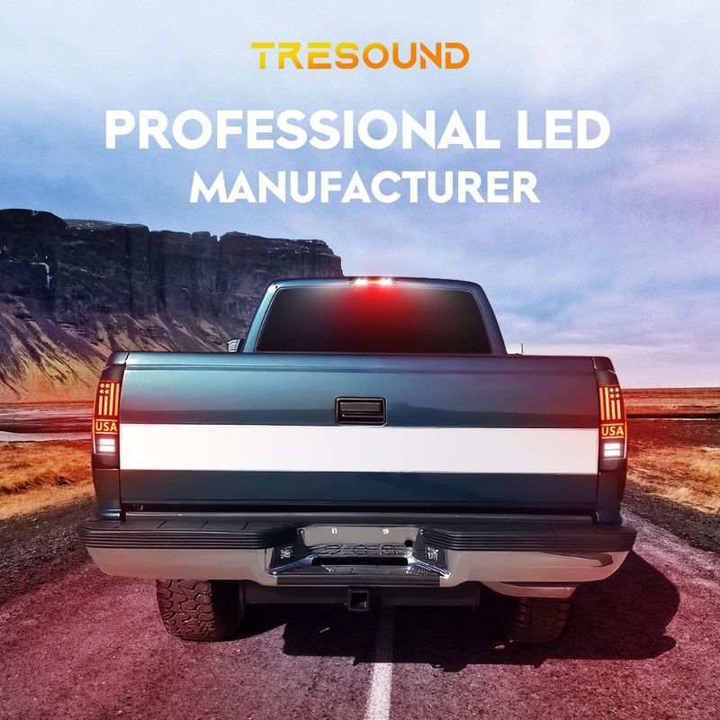 Tresound LED Tail Lights + 3rd Third Brake Cargo Lamp