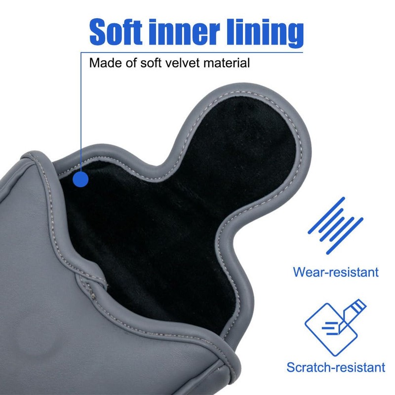 Putter Cover, PU Leather Club Head Protector, Golf Putter Headcover