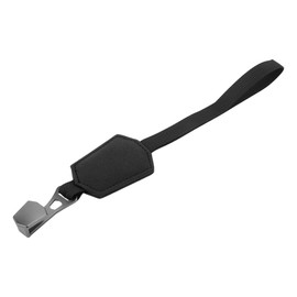 Partuto 1 Pcs Universal Car Seat Headrest Hook for Most Car, SUV, Truck Car Seat Back Organizer Hooks Sturdy Faux Leather Metal Black 11.22"x1.89"