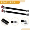 Partuto 2pcs 15cm/5.91in Car Splitter Support Rods Adjustable Front Rear