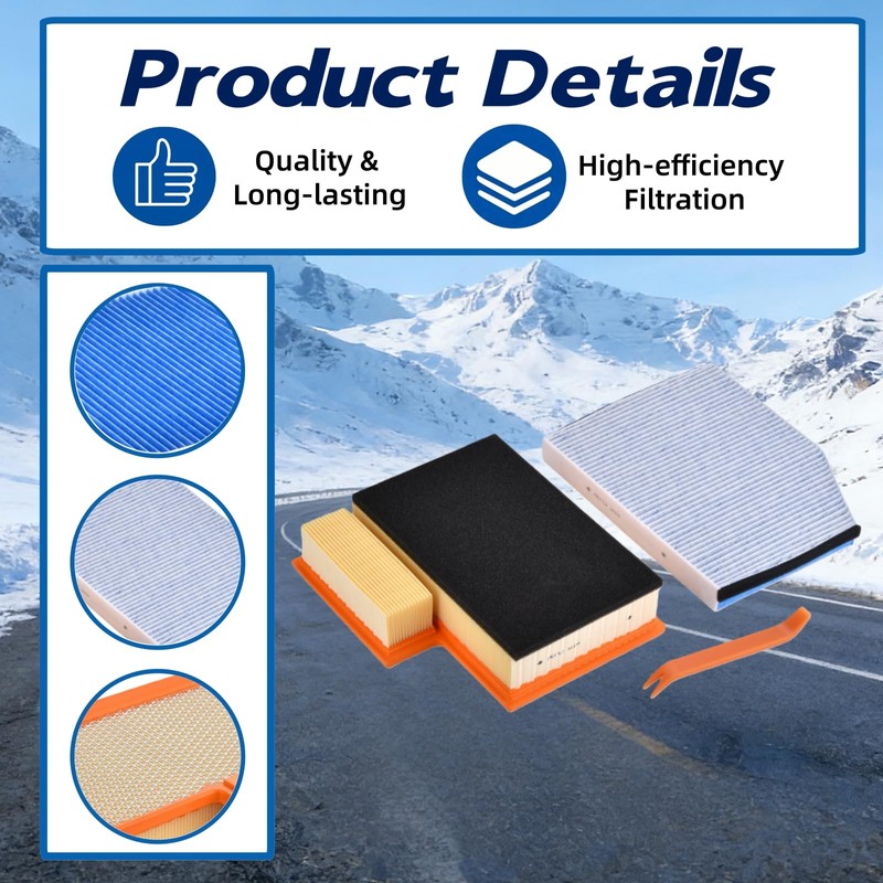 Engine Air Filter & Blue Cabin Air Filter BK2Z19N619A CK4Z9601A