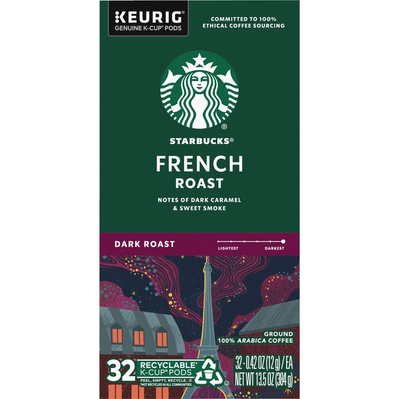 Starbucks French Roast K-Cup Packs, 32-count