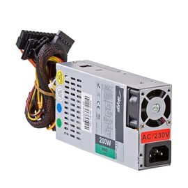 Akyga AK-I1-200 power supply, 200 W with 40 mm silent fan, grey
