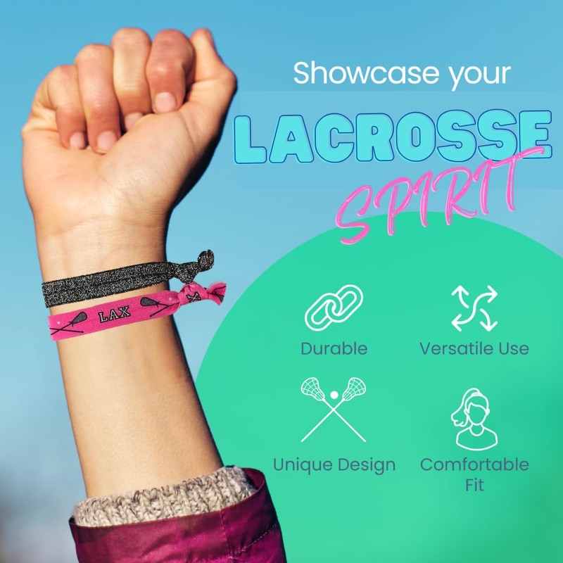 Infinity Collection Lacrosse Accesorios para el pelo, lazos para el