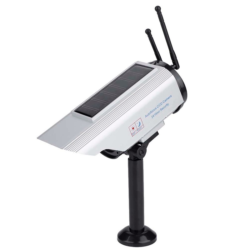 Solar Power Fake/Dummy Adjustable Camera For Security Surveillance Indoor Outdoor