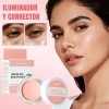 * Corrector E Iluminador De Ojos En Crema Alta Cobertura
