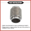 ACROPIX Car Exhaust Flexible Pipe, 38x70mm 1.5"x2.76" Exhaust Flex Connector