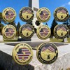 Hollycoin 5pcs Military Veteran Challenge Coins Set Bulk