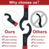 Aracombie C Hook Spanner Wrench, 34-36mm Heavy Duty Shock Spanner