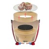 9 Inch Bottom Grate for BBQ,Round Cast Iron Fire Grate