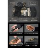 Tomjen Men's Key Case, Genuine Leather, Wallet Integrated Key Case,