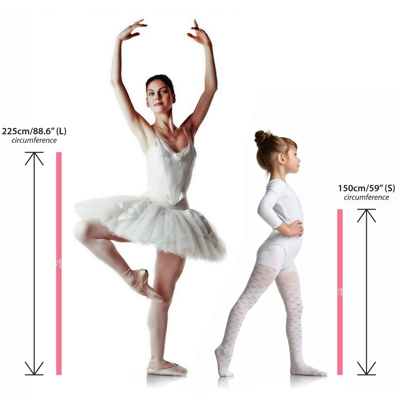 CampTeck Ballet Equipment Kit - Elastic Stretch Band & Dance