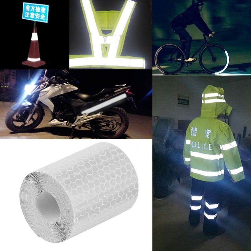 BigTron Premium Quality Reflective Tape, Safety Warning Tape, Weatherproof, Anti-Upturned,