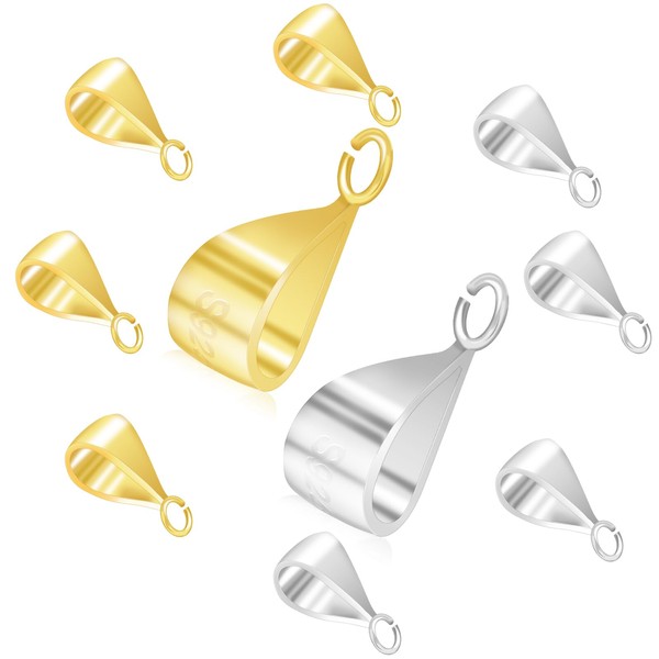 10 cierres de plata de ley para collar S925 para