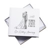 25th Anniversary White Photo Album Gift Boxed 4 x 6