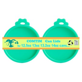 Comtim Can Covers for Dog Food Cans, Silicone Pet Dog Food Can Covers Lids for 13 oz 12.5 oz 13.5 oz Cans...or Cat Food Cans 6 oz, Reusable Can Toppers Can Saver Covers for Canned Goods