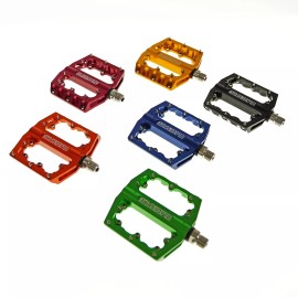 Blackspire SUB420 Bike MTB Pedals 9/16" Full CNC Alloy Pedal 6 Colors - Lime Green