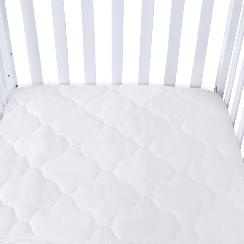 Cot Mattress Protector Quilted Waterproof Pad Cover (60 x 120cm)