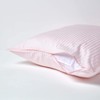 HOMESCAPES Pink Pure Egyptian Cotton Euro Size Pillowcase 80 x
