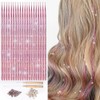 Hair Tinsel I Tip Pink Hair Extensions Hair Tinsel Kit
