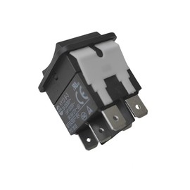 1pcs HY12-9-3 On Off On Rocker Switch 125/250V 18/20A Pushbutton Switch 6 Pins