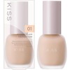 KiSS Milkish Glass Funde 01 Shell, 1.1 oz (30 g),