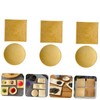 GRIRIW 1 Set Bamboo Snack Plates Versatile Serving Dishes for