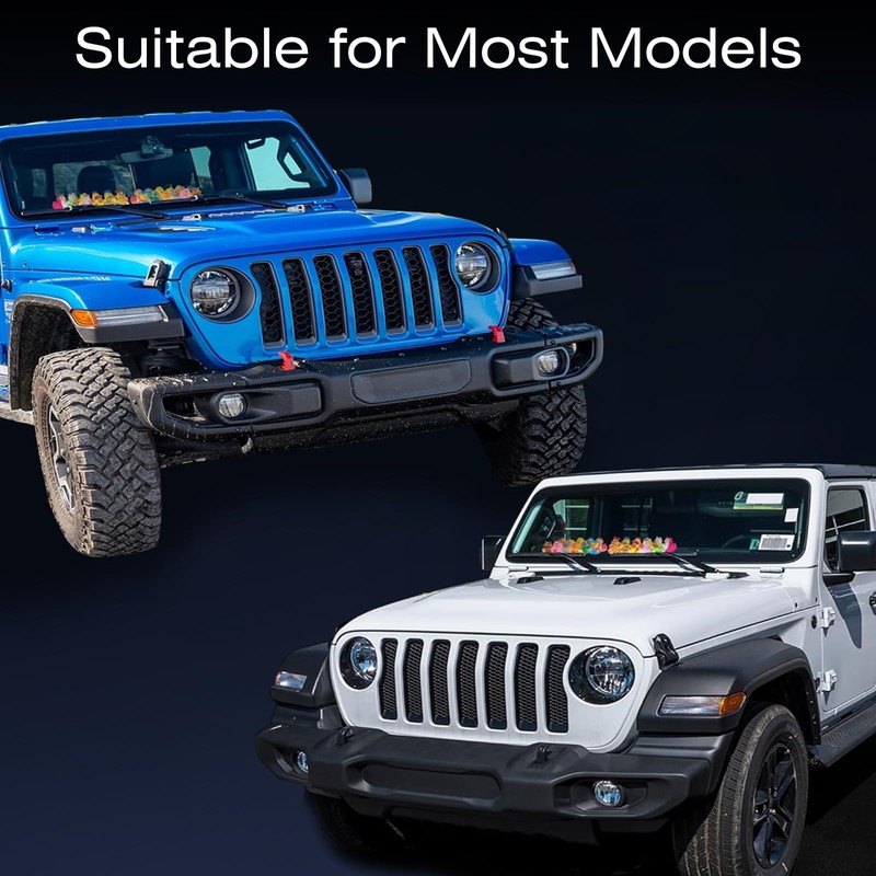 Kyostar Metal Mounts for Jeep Duck Holder Duck Plugs Rubber